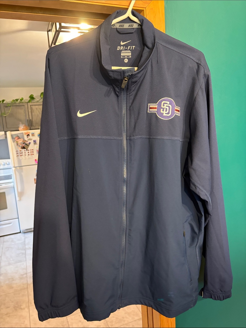MLB Nike Navy Dri-FIT Full-Zip Team Jacket